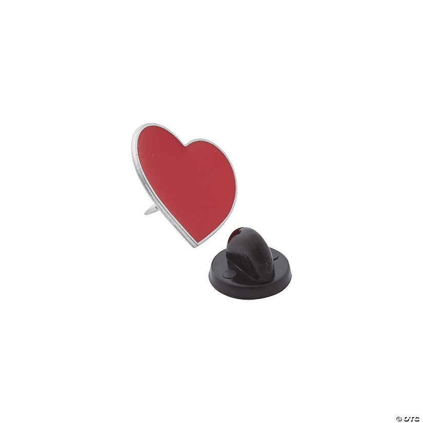 Red Heart Pins - 12 Pc. Image