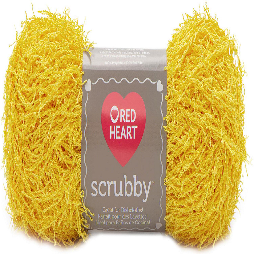 Red Heart Scrubby Yarn-Duckie Image