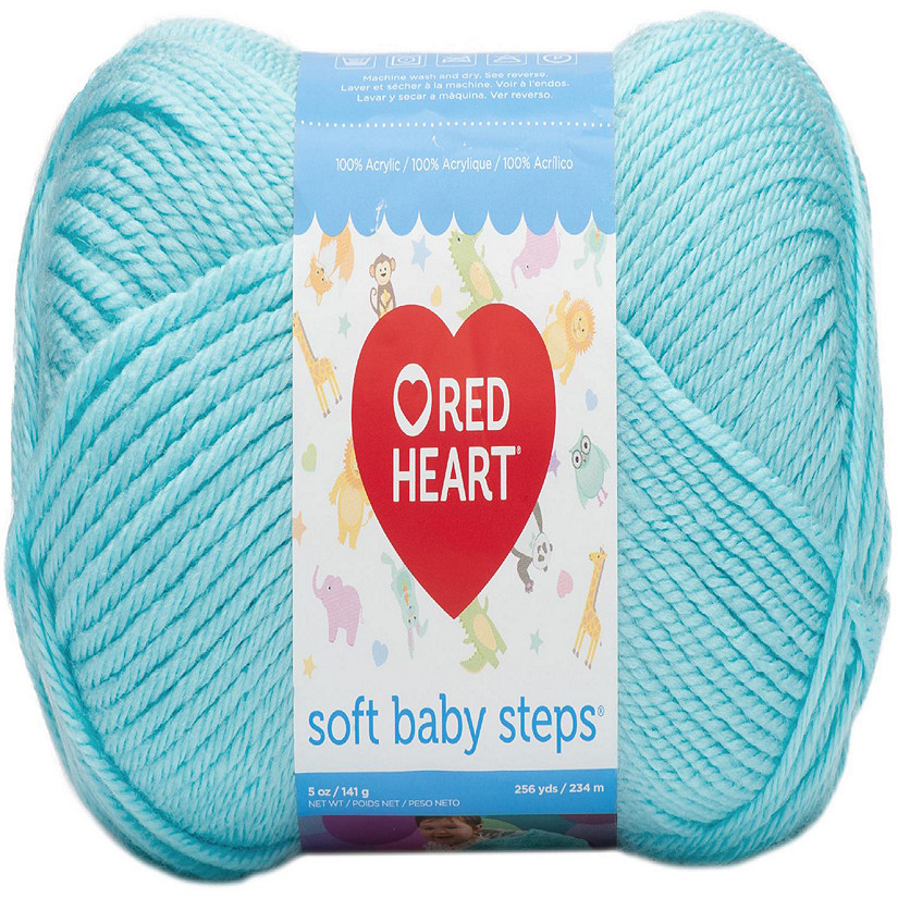 Red Heart Soft Baby Steps Yarn-Aqua Image