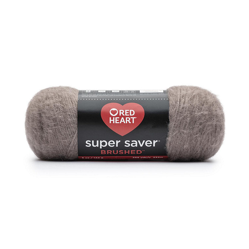Red Heart Super Saver Brushed Yarn-Mink Image
