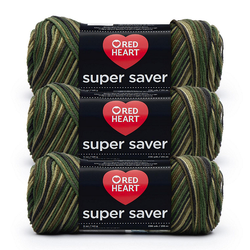 Red Heart Super Saver Yarn 3/Pack-Camouflage Image