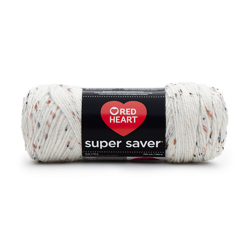 Red Heart Super Saver Yarn-Aran Fleck Image