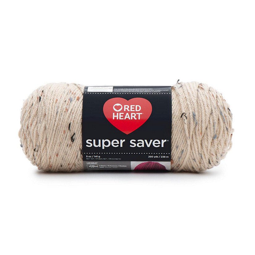 Red Heart Super Saver Yarn-Buff Fleck Image