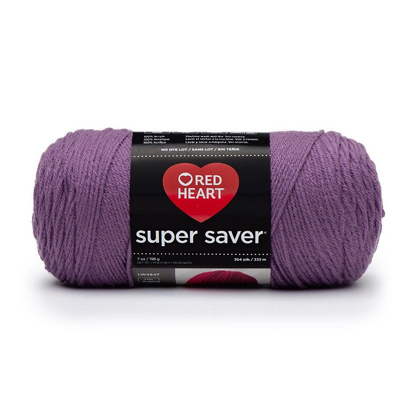 Red Heart Super Saver Yarn-Medium Purple Image
