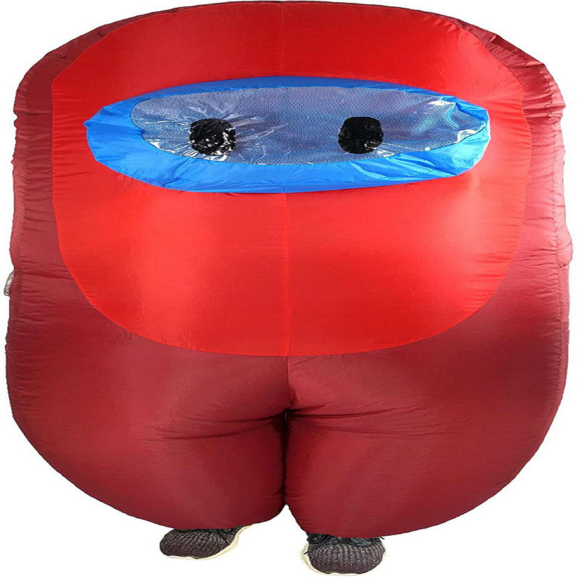 Red Imposter Inflatable Adult Costume  Standard Image