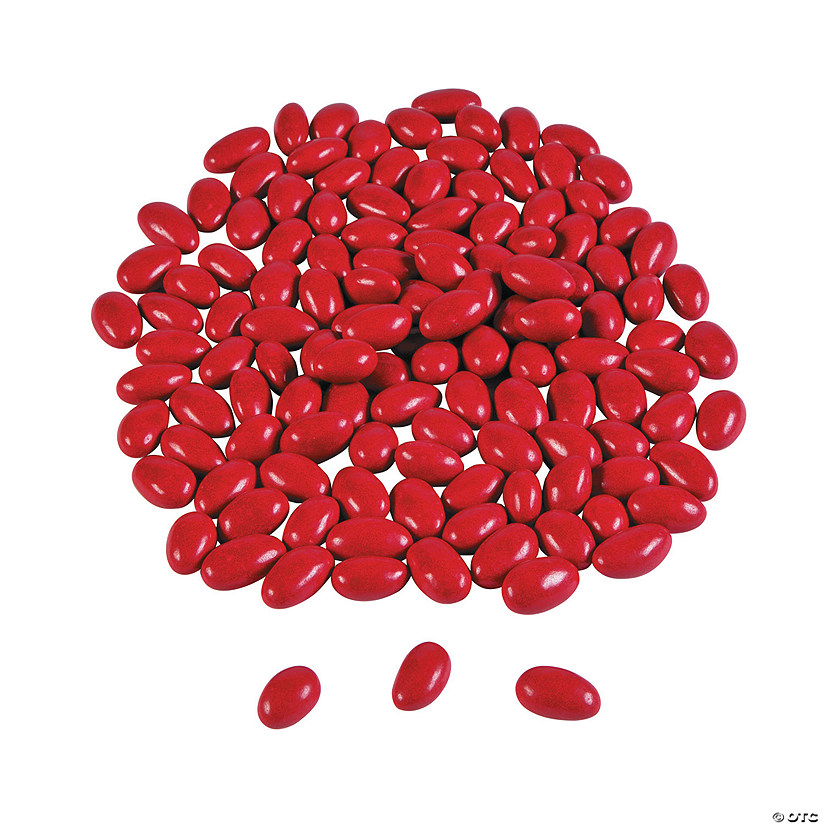 Red Jordan Almonds - 119 Pc. Image