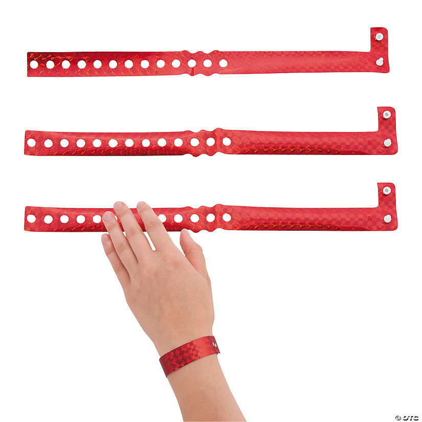 Red Laser Wristbands - Less Than Perfect Image