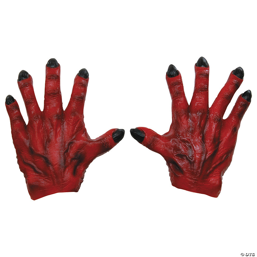 Red Latex Monster Hands | Oriental Trading