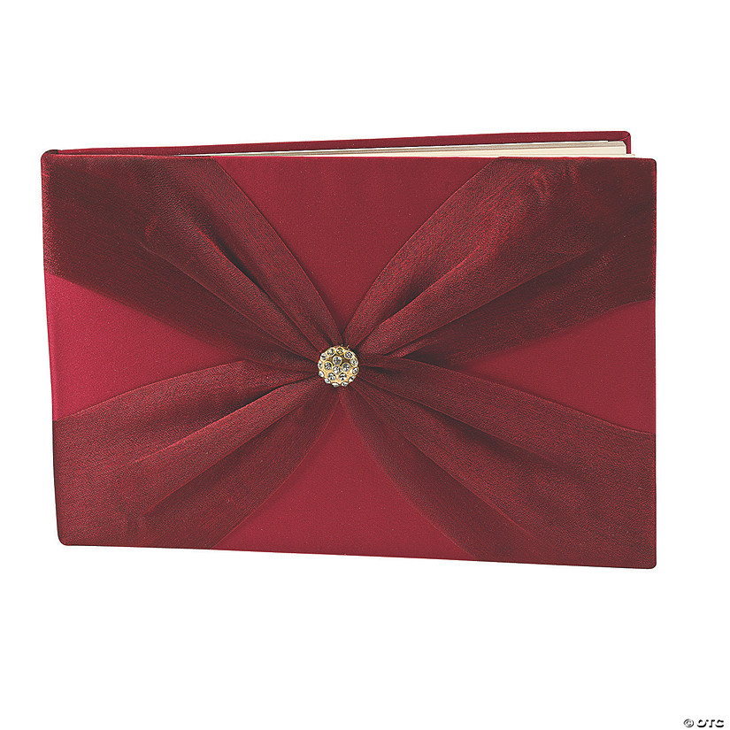 Red on Red Wedding Guest Book - Discontinued