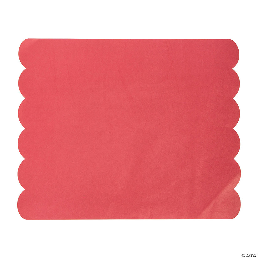 Red Paper Placemats - 12 Pc. Image