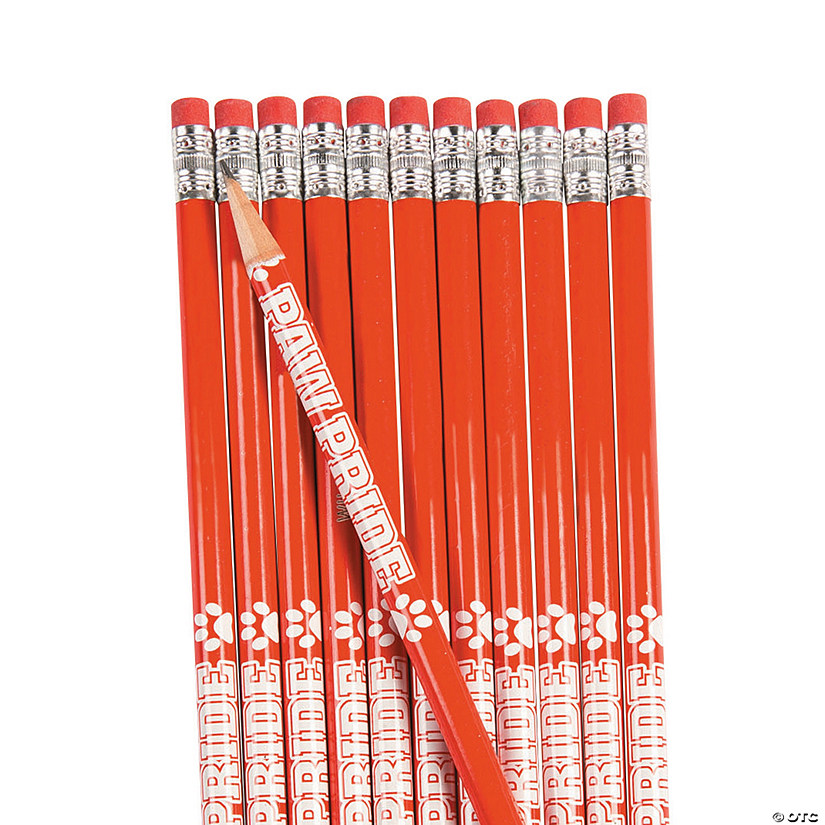 Red Paw Pride Pencils - 24 Pc. Image