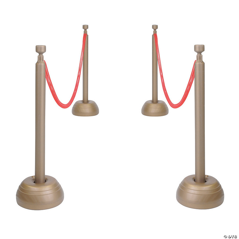 Red Rope VIP Stanchion Set Image