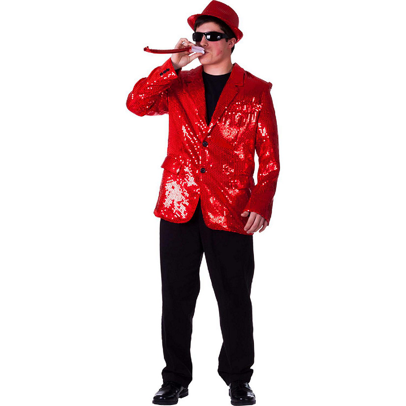 Red Sequin Jacket - Adults X-Large Image