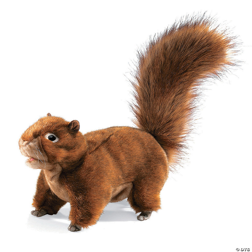 Red Squirrel Hand Puppet Image