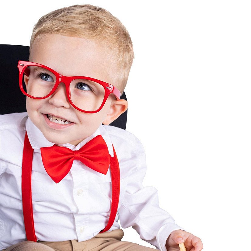 Red Suspenders, Bowtie, Sunglasses Image