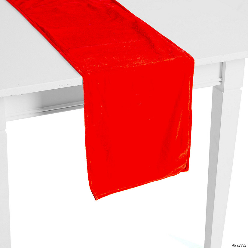 Red Velvet Table Runner Image