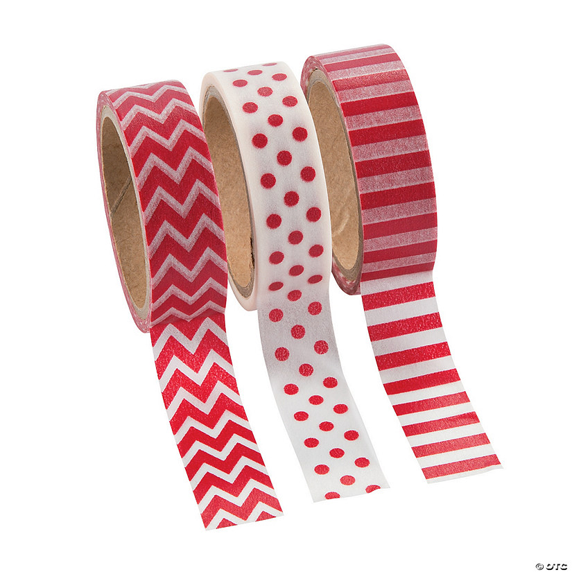 Red Washi Tape Set Discontinued