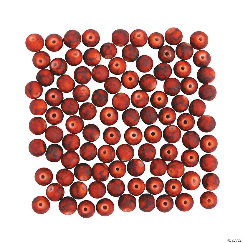 Red Water Color Beads 10mm Discontinued