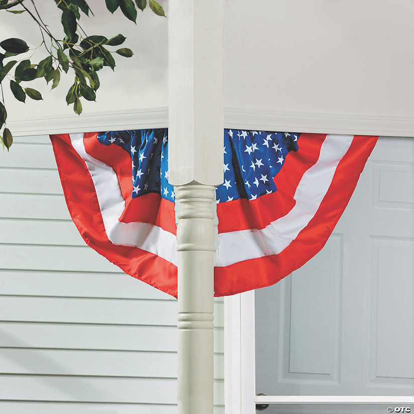 Red, White And Blue Corner Bunting Set Oriental Trading