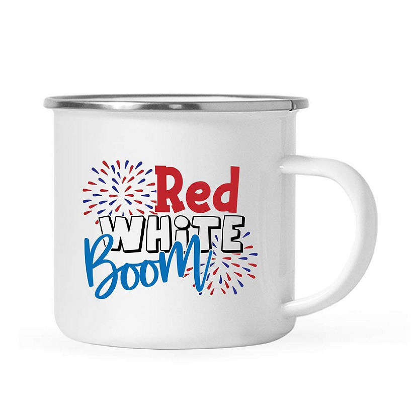 Red White Boom 11oz Campfire Mug Image
