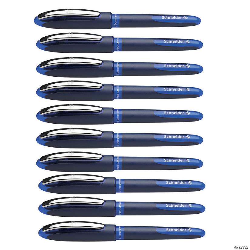 Rediform One Business Rollerball Pens, 0.6mm, Blue, Pack of 10 Image