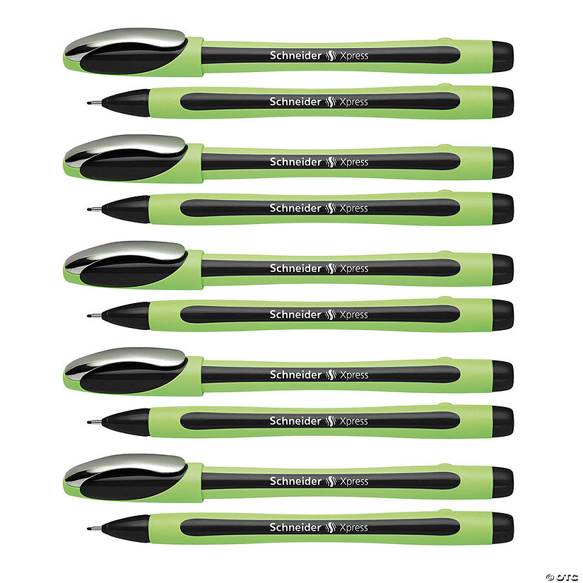 Rediform Xpress Fineliner Pen, Fiber Tip, 0.8 mm, Black, Pack of 10 Image