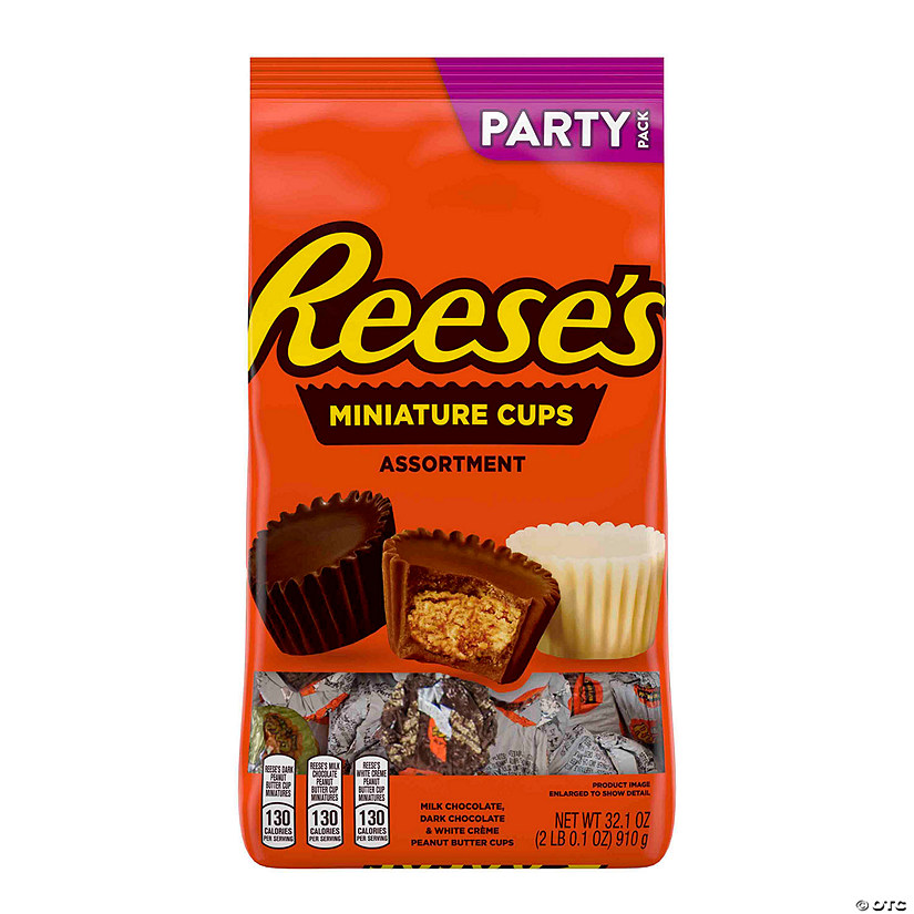 REESE'S Peanut Butter Cups Miniatures Candy Assortment, 32.1 oz Image