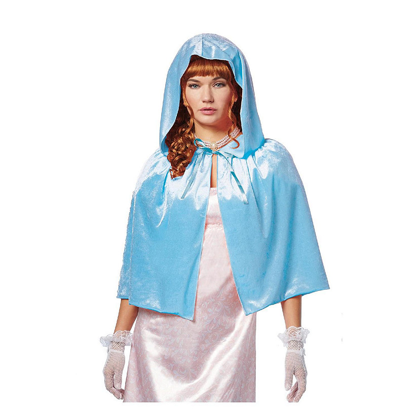 Regency Capelet Adult Costume Accessory  Blue Image