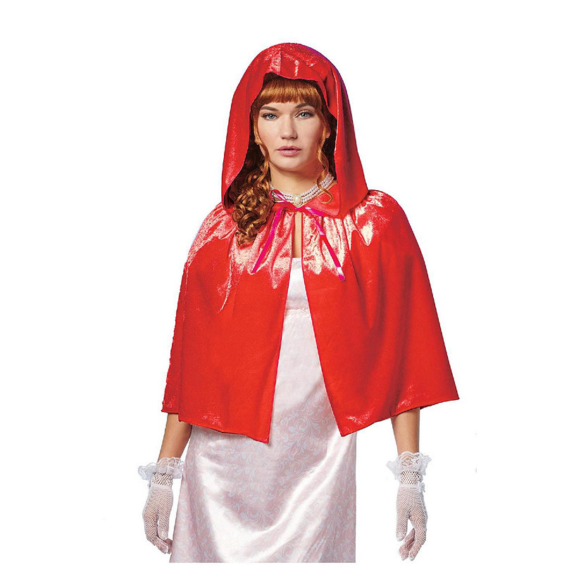 Regency Capelet Adult Costume Accessory  Red Image