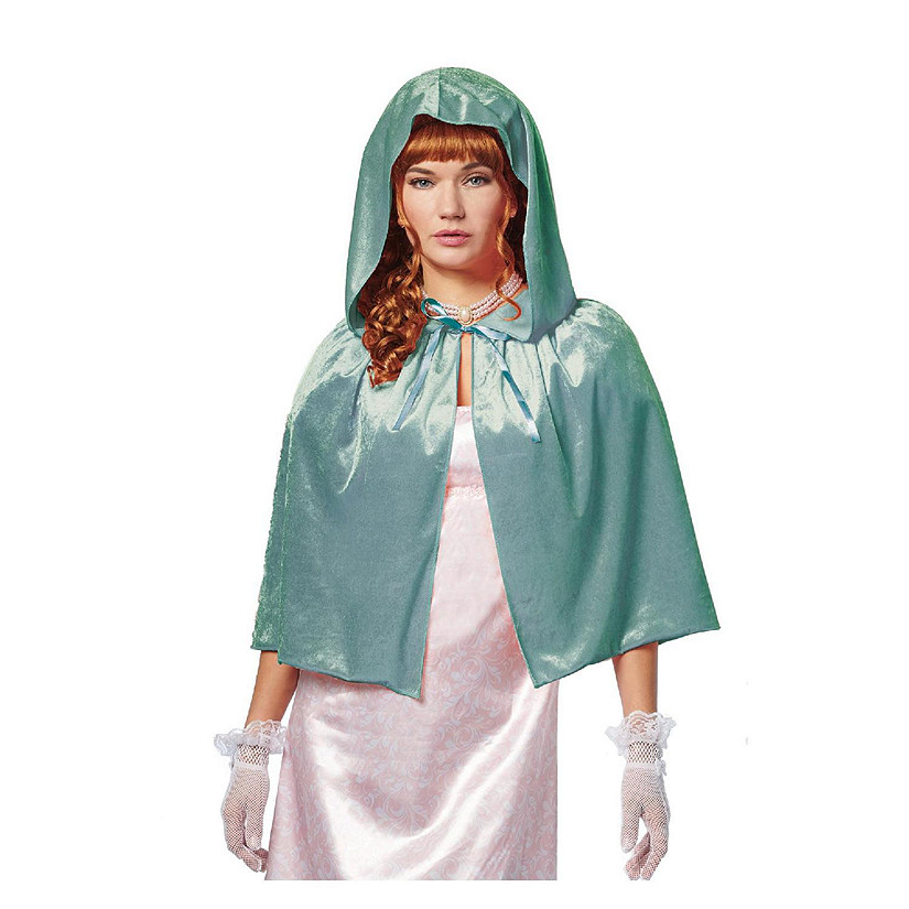 Regency Capelet Adult Costume Accessory  Teal Image