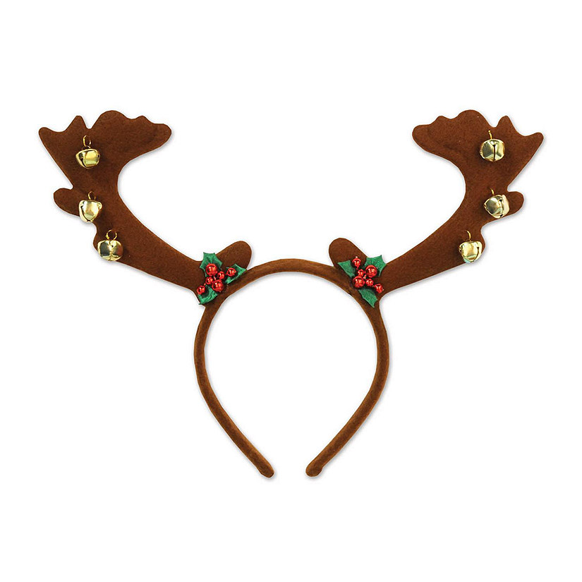 Reindeer Antlers w/Bells Image