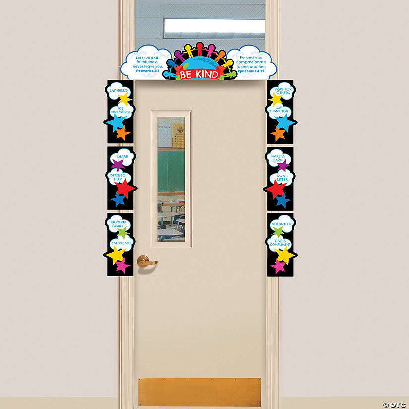 Religious Be Kind Door Border 9 Pc. Oriental Trading