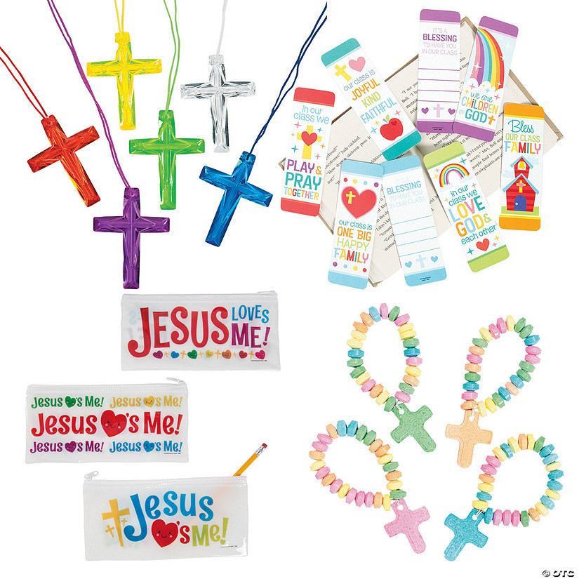 Religious Classroom Handout Assortment Kit - 120 Pc. Image