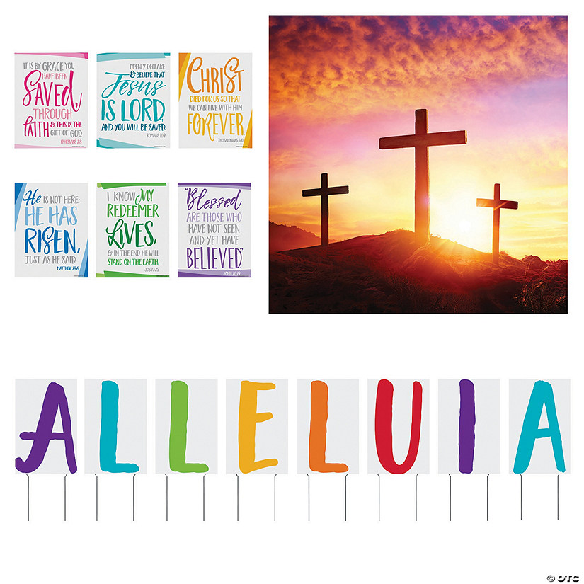 Religious Easter Church Decorating Kit Image