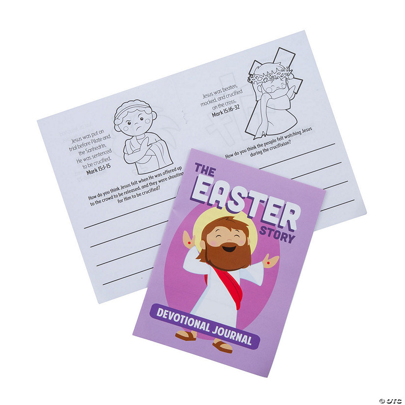 Religious Easter Devotional Emotion Journals - 12 Pc. Image
