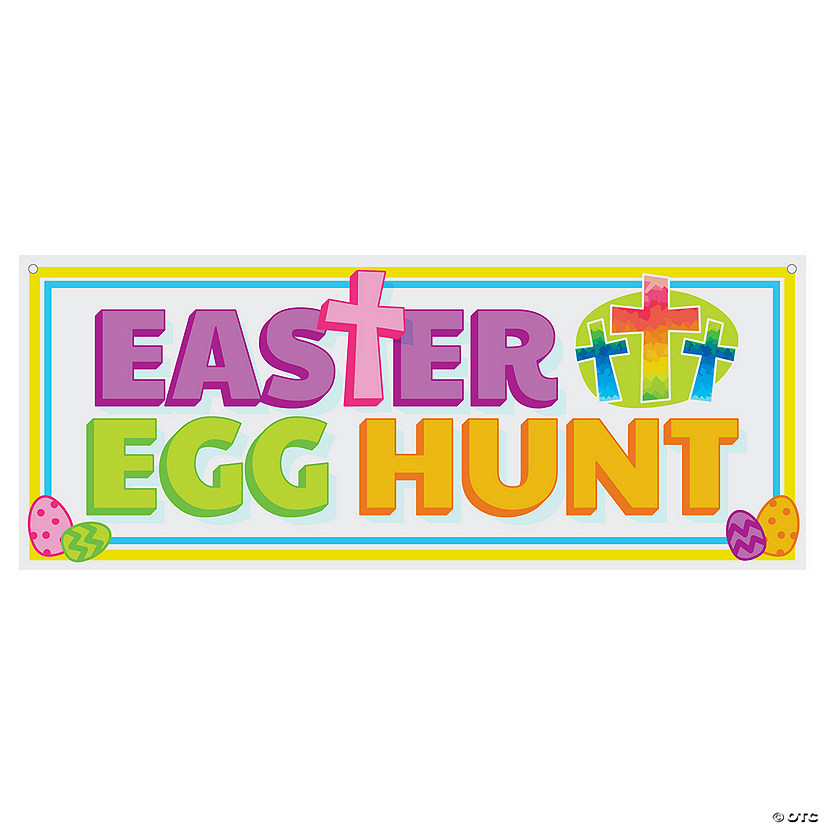 Religious Easter Egg Hunt Banner Image