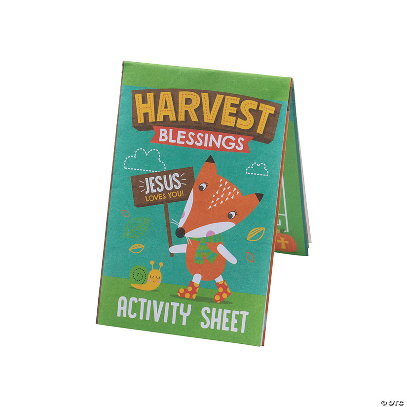 Religious Fall Fold-Up Activity Sheets &#8211; 24 Pc.  Image