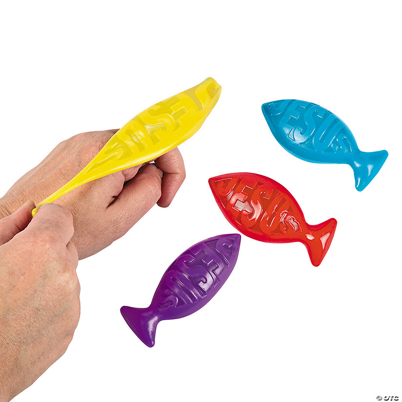 Stretch Flying Fish - Party Favors - 12 Pieces 