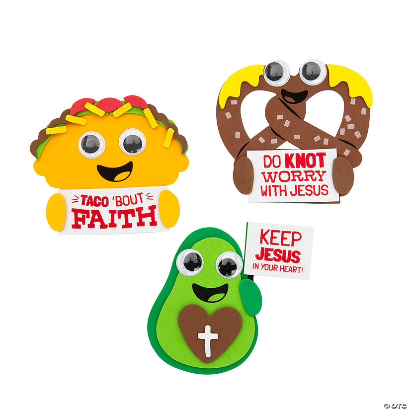 Religious Foods Magnet Craft Kit &#8211; Makes 12  Image
