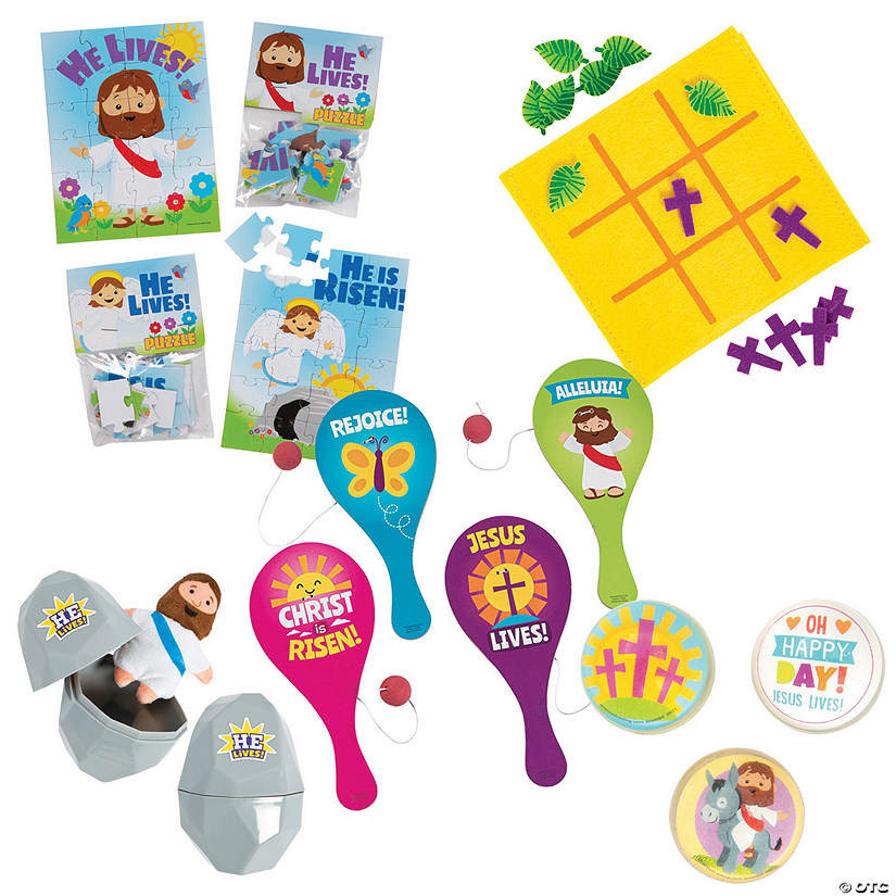 Religious Games Easter Basket Fillers for 12 Image