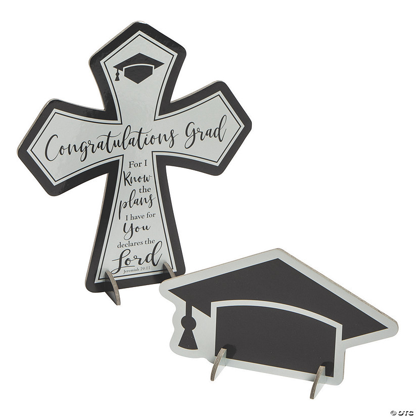 Religious Grad Tabletop Centerpieces - 2 Pc. Image