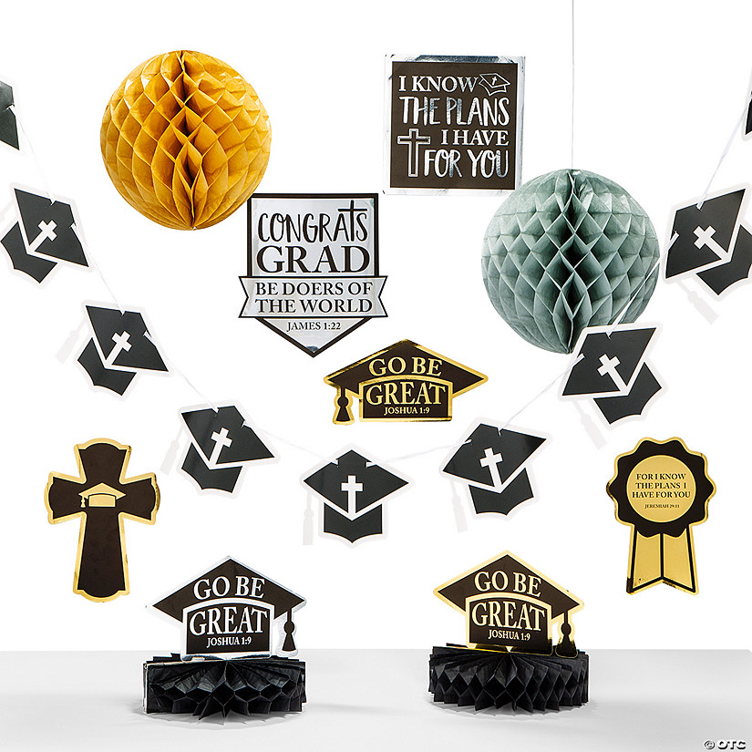 Religious Graduation Decorating Kit 10 Pc. Oriental Trading
