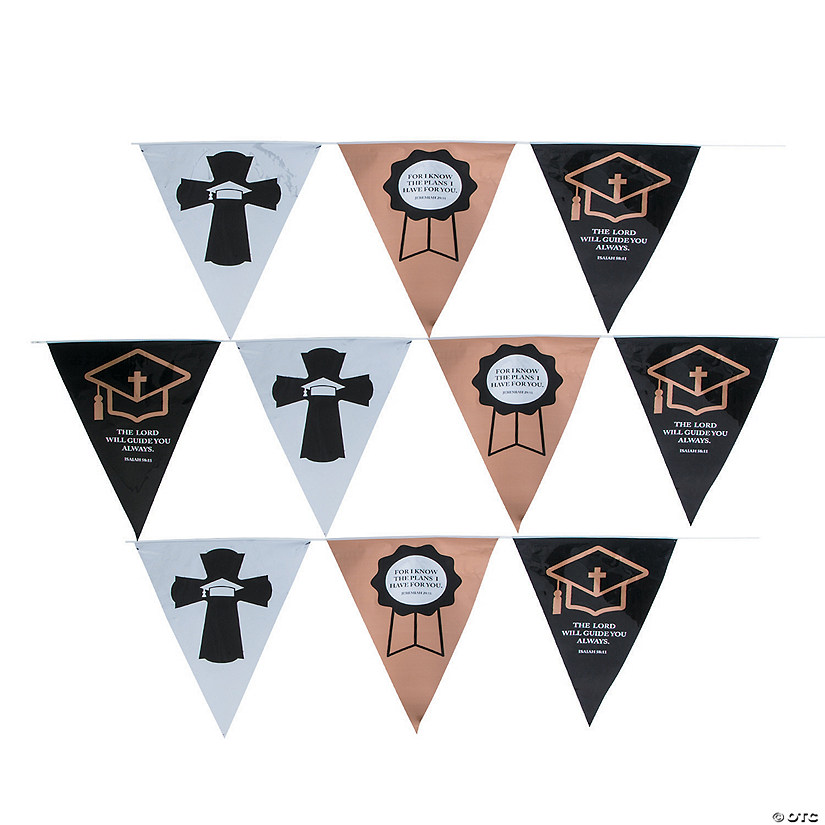 Religious Graduation Pennant Banner Oriental Trading