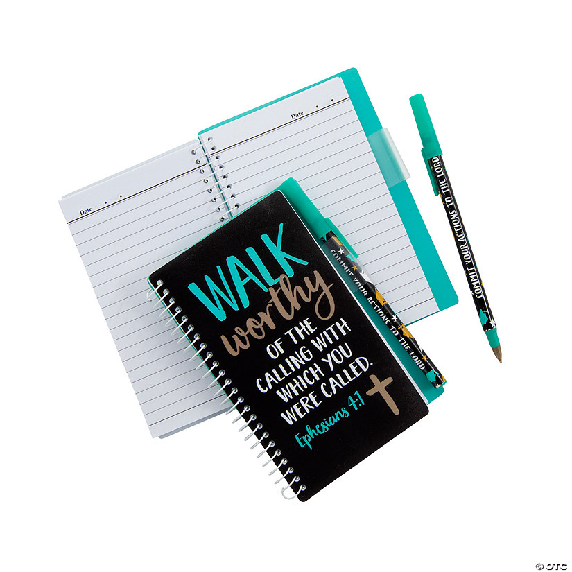 Religious Graduation Spiral Notebooks with Pen - 12 Pc. Image