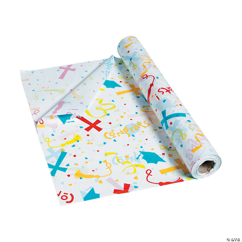 Religious Graduation Tablecloth Roll Oriental Trading