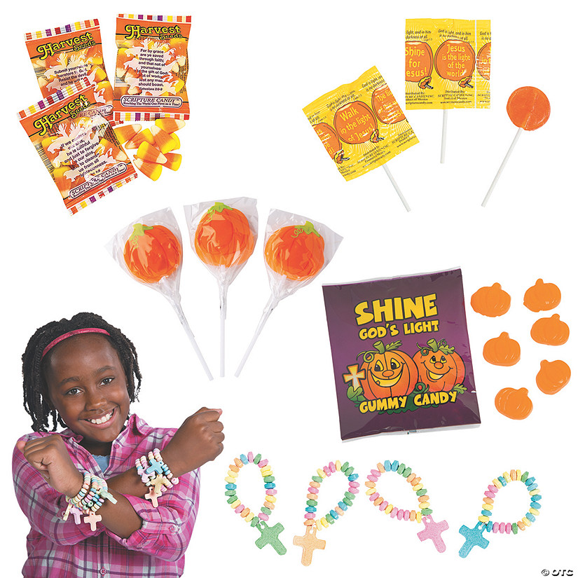 Religious Halloween Candy Handout Kit 204 Pc.
