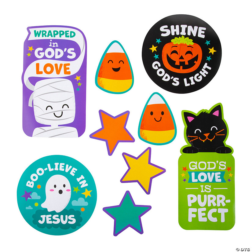 Religious Halloween Cutouts - 9 Pc. Image