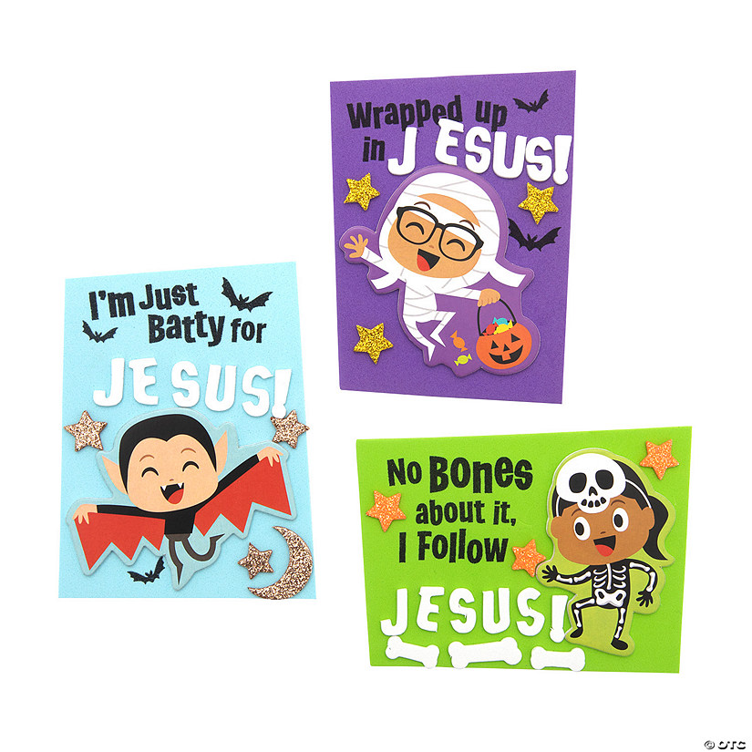 Religious Halloween Little Boolievers Magnet Craft Kit - Makes 12 Image