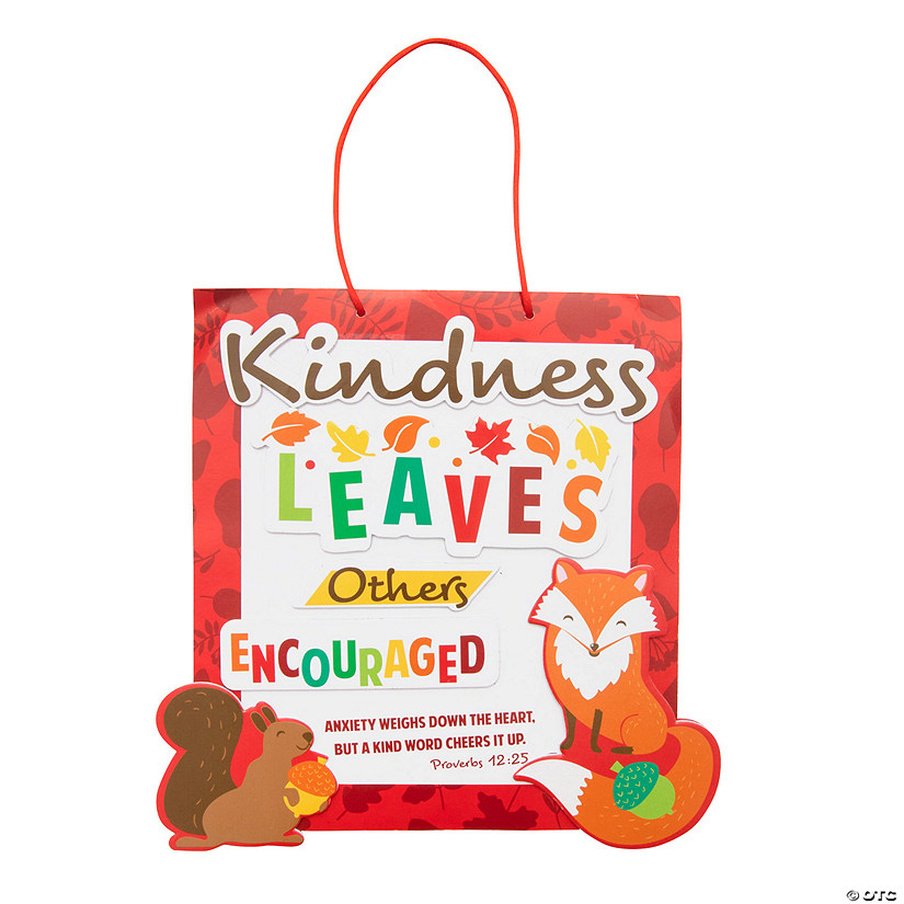 Religious Kindness Leaves Others Encouraged Sign Craft Kit - Makes 12 Image