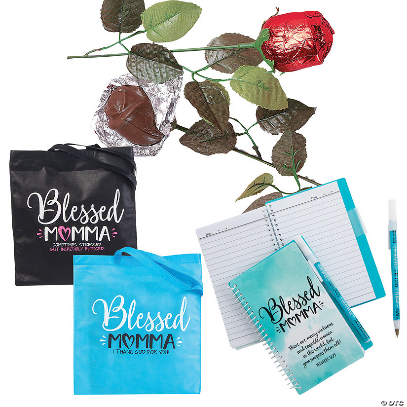 Religious Momma Chocolate Rose Gift Kit for 12 &#8211; 36 Pc. Image